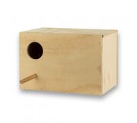 Nido de madera horizontal para cacatúas - Modelo: Puerta Superior Derecha