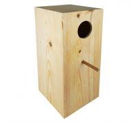 Nido de madera para loros