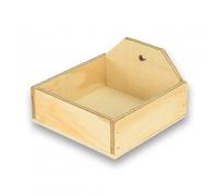 Nido de madera pequeño para palomas