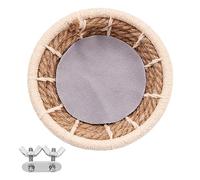 Nido de pájaro Alnicov Nido de pájaro de hilo Nido de cría Nido de canario Nido para periquitos Periquitos Cacatúas Jaula para loros pequeños y medianos Caja nido para incubación