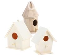 Nido de Pájaro de Madera Creativo Colgante 3 Piezas Varios estilos