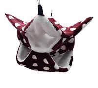 Nido de pájaro, Hamaca for Animales pequeños for hámster Casa Colgante for pájaros Animales Ardilla Camas de Hamaca algodón Nidos for Ratas(A)