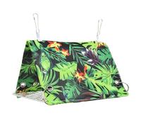 Nido de pájaro, hamaca para periquitos, 7.8 x 5.9 pulgadas, suave casa de perca de verano, accesorio de jaula acogedor, percha de ropa de cama de cacatúa para descansar, tortolito, pinza, guacamayo