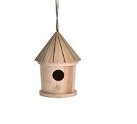 Nido de pájaro, Nido de pájaro Madera, casa Colgante for pájaros, Jaula for, Lugar Descanso, Caja for for Exteriores montada en la Pared