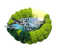 Nido de pájaros - cama acogedora nido de pájaros tejidos | BIARD SOFT y cómoda Cama NST | Parrot Bd BIRD WOLL NEEST adecuado para pájaros pequeños, loros, jaula colgante, área de descanso y sueño
