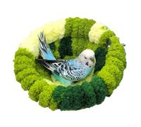 Nido de pájaros - cama acogedora nido de pájaros tejidos | BIARD SOFT y cómoda Cama NST | Parrot Bd BIRD WOLL NEEST adecuado para pájaros pequeños, loros, jaula colgante, área de descanso y sueño