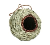 Nido de Pájaros | Nido de Pájaros Exterior | Decoración Manual Tejida para Interior Ventana Balcón Jardín Árbol