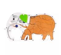 Nido Hormigas Casa Insectos Pet Ant Farm Castle Nest Kit De Observación Colonias Hormigas Aprendizaje Ciencias del Hábitat Kit Hormiguero(Bruin)