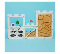 Nido Hormigas Casa Insectos Pet Ecosistema del Castillo De Hormigas Observa La Vida Las Aprende Ciencia Granja Mejora Concentración Nidos Kit Hormiguero(Yellow)
