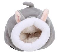 Nido para dormir de algodón cálido para mascotas, nido de erizo cálido de , mini nido para dormir de tacto suave y duradero, para tienda de mascotas(Gray baby)