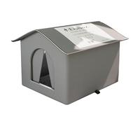 Nido para gatos con forro aislante y resistente al agua para mayor comodidad y calidez al aire libre