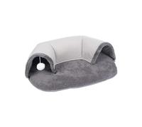Nido para Gatos, Perrera Semicerrada Cálida de Invierno, Casa Universal para Gatos para Las Cuatro Estaciones, Cama Cálida para Mascotas,75 * 53 * 21CM