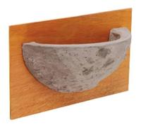 Nido para Golondrina Europea de Arcilla con Placa de Madera 240x145 mm - Ayuda para Nidificación Natural