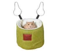 Nido para hámster,Suave y cálido multifuncional de felpa | Hamaca de invierno para hámster y cama para ardilla - Para clima frío invierno Ardilla Chinchilla Interior y Casa Relajación Y Yo