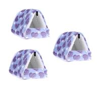 Nido para Mascotas pequeñas Cama de Animal PEQUEÑO for hámster, casa for Dormir, Cama cálida for hámster, casa de Animales pequeños, Nido cálido for Mascotas, 3 uds.