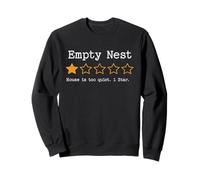 Nido Vacío 1 Calificación Estrella Divertido Humor Padre Sudadera