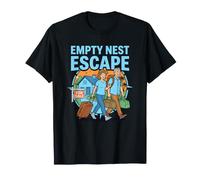 Nido Vacío Escape Jubilación Viajes Humor Vibes Síndrome Camiseta