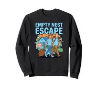Nido Vacío Escape Jubilación Viajes Humor Vibes Síndrome Sudadera