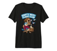 Nido Vacío Tranquilo Pájaro Crianza Humor Síndrome Divertido Camiseta Premium