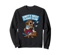 Nido Vacío Tranquilo Pájaro Crianza Humor Síndrome Divertido Sudadera