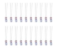 NIDONE Bombillas de 20pcs, lámpara de miniatura de 12V 30 mA, bombillas de halógeno de filamento incandescente T3 para luz de tablero automático, luz de araña, luz del horno