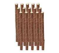 NIDONE Catnip Sticks Natural Silvervine Matatabi Chew Sticks Toy Molar para la Limpieza de Dientes de Gato 15 Piezas, Silvervine para Gatos