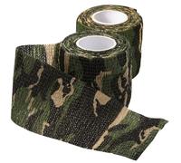 NIDONE Cintas de Camuflaje, Envoltura de Camuflaje Autoadhesivo de 2 Piezas de 14.8 pies de Largo, Cinta de conducto de elástica, Cinta de Forma Reutilizable de Esquina para Acampar de Escalada al