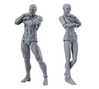 NIDONE Figuras de Dibujo Modelo 2pcs 5.91 Pulgadas Figura Femenina de acción Femenina Posable Dibujo Mannequin Modelo de Pintura de Cuerpo para Artistas, Figuras de acción de Kun Kun