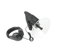 NIDONE Micrófono parabólico Monoculares 8X Larga Distancia Pájaros Escuchar Plato Micrófono direccional Pájaros Escuchar Telescopio