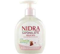 NIDRA | Jabón líquido de almendra, con proteínas de la leche, dermatológicamente testado, Made in Italy, 300 ml