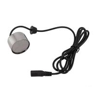 Niebla de acero inoxidable - 38 mm balcón patio paisajes acuáticos Maker para pulverizador niebla evaporación humidificador DC 24v 350ml/h Mini diseño sin luz profundidad del agua 40-70mm