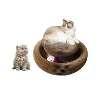 NIEBYI Magic Organ - Tabla rascadora para gatos, pelota de aventura, el mejor ejercicio físico mental interactivo para gatos de interior