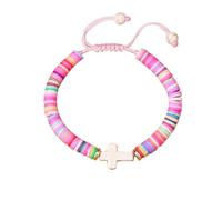 NIEBYI Pulsera de cruz para niña, confirmación de primera comunión, regalo de bendición para adolescentes, niñas, niños, jardín de infantes, preescolar, graduación, bautizo, regalo para hija, nieta