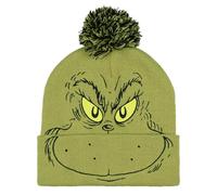 NIEBYI The Grinch Who Stole Christmas - Gorro bordado para adultos, color verde