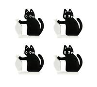 Niedlicher Magnetischer Kühlschrank Schmuck, 4 piezas Katzenwhisker-Halter, Erinnerung An Katzen Als Kühlschrank Imán | Für Karten, Notizen, Kalender, Zuhause, Küche, Büro, Klassenzimmer