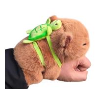 NIEEKRUN Bonito juguete de muñeca de peluche de Capibara, pulseras de animales para niños y niñas, regalo de fiesta de cumpleaños, X, Felpa
