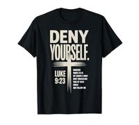 Niégate a ti Mismo Lucas9:23 Discipulado Cristiano Camiseta