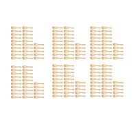 NIEI 150 mini cucharas de madera hechas a mano helado mermelada de cuchara de café condimento de cocina sal mostaza cuchara