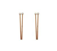 NIEI 2 pares de paletas de fieltro con de madera para accesorios de instrumentos de percusión