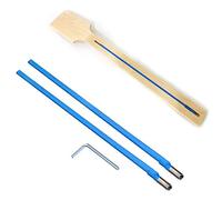 NIEI 2 Piezas de Varilla de Dos VíAs Tipo Barra de Armadura de Guitarra de Acero 9 X 420 Mm Accesorios de Guitarra Azul