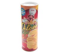 NIEI The Potato Chip Snake Can Jump Spring Snake Toy Gift April Fool Day Halloween Party Decoration Jokes In A Can Gag Gift Broma Size (estilo de papa frita)