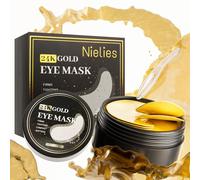 Nielies 30 pares 24k Collagen Mask Lip Mask Plomer para la mscara de labio para dormir con la mscara de labio hidratante hidratante hidratacin Hid