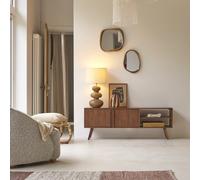 Niels - Mueble para TV de acacia de 150 cm H 53 x B 147 x T 35 cm