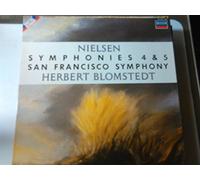 NIELSEN Carl August (Danimarca) - NIELSEN, Carl: Symphonies nos.4 & 5--VINYL-DEC 4215241-DECCA - Inghilterra-NIELSEN Carl August (Danimarca)-BLOMSTEDT Herbert (dir); San Francisco Symphony Orchestra