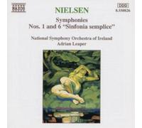 Nielsen, Carl August Symphonies Nos. 1 & 6 (CD) Album (Importación USA)