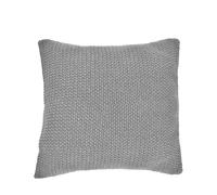 nielsen HOME Funda de Almohada Kian de Punto,50x50 cm, Gris Claro, 100% algodón, de Punto, Oekotex