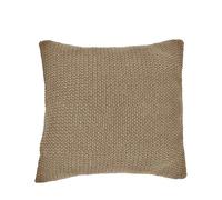 nielsen HOME Funda de cojín de Punto Kian,50x50 cm, Arena, 100% algodón, de Punto, Oekotex