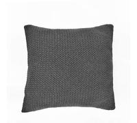 nielsen HOME Funda de cojín Kian de Punto,50x50 cm, Gris Oscuro, 100% algodón, de Punto, Oekotex