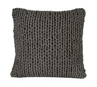 nielsen HOME Funda de cojín Marlin de Punto, 50x50cm, Gris Antiguo, 100% algodón, de Punto, Oeko-Tex