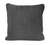 nielsen HOME Funda de cojín Nika de Punto, 50x50cm, Gris Oscuro (Efecto Color), 100% algodón, Oeko-Tex